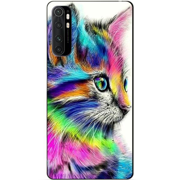 

Силиконовый бампер чехол Candy для Xiaomi Mi Note 10 Lite с рисунком Акварельный котик