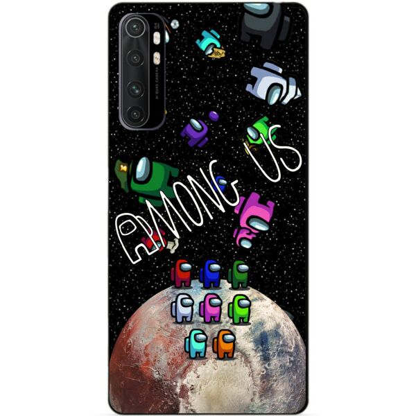 

Силиконовый бампер чехол Candy для Xiaomi Mi Note 10 Lite с рисунком Амонг Ас