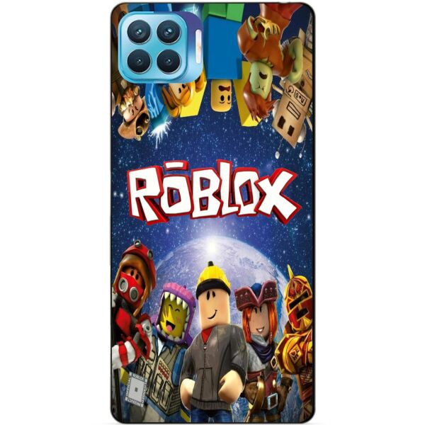 

Силиконовый бампер чехол Candy для Oppo Reno 4 Lite с рисунком Роблокс
