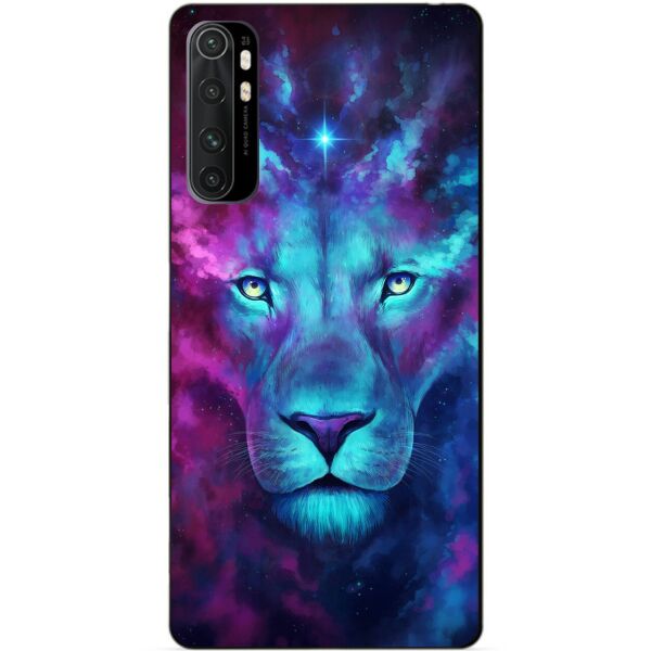 

Силиконовый бампер чехол Candy для Xiaomi Mi Note 10 Lite с рисунком Космический лев