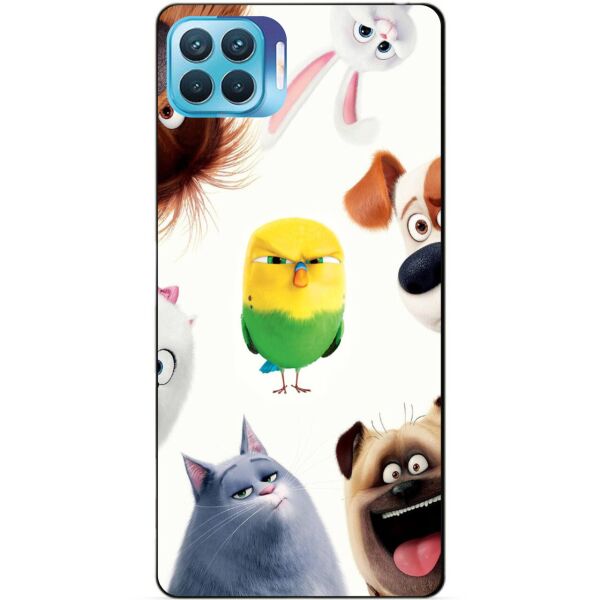 

Силиконовый бампер чехол Candy для Oppo Reno 4 Lite с рисунком Тайня Жизнь Домашних Животных