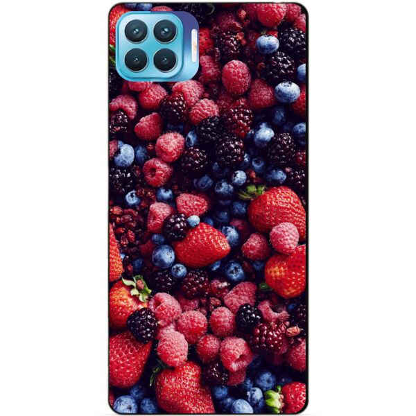 

Силиконовый бампер чехол Candy для Oppo Reno 4 Lite с рисунком Ягоды