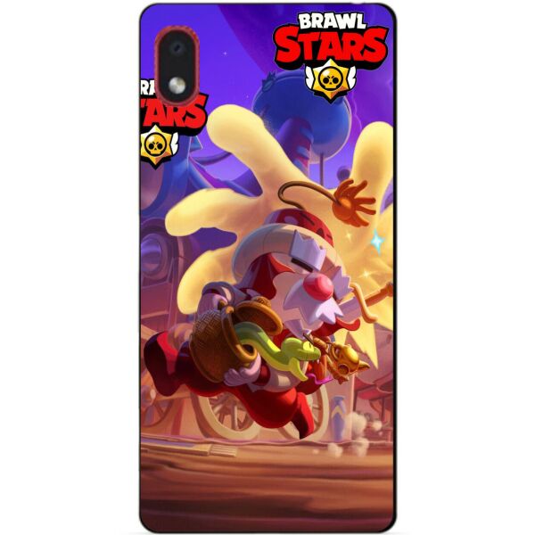 

Силиконовый бампер чехол Candy для Samsung A01 Core Brawl Stars Базар Тары Гэйл