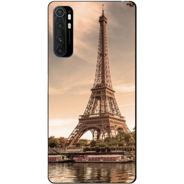 

Силиконовый бампер чехол Candy для Xiaomi Mi Note 10 Lite с рисунком Париж