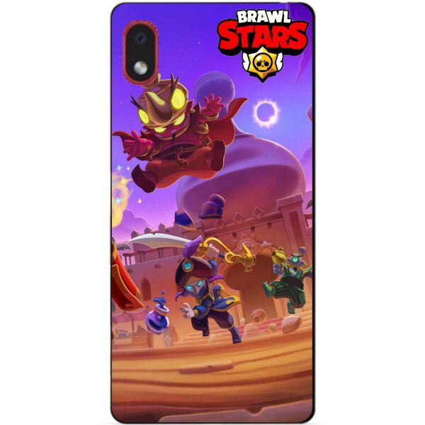 

Силиконовый бампер чехол Candy для Samsung A01 Core Brawl Stars Базар Тары Джин