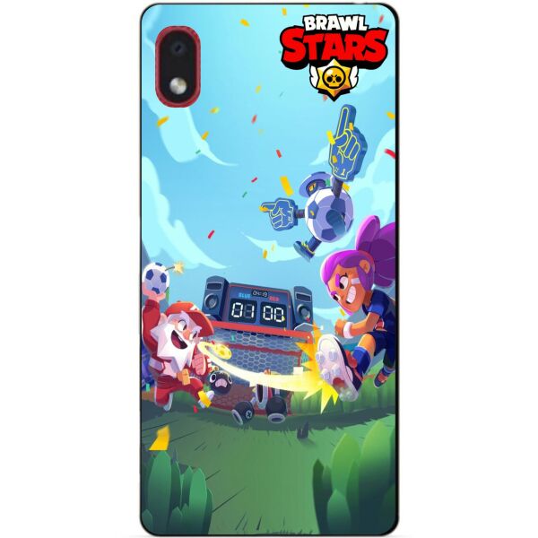 

Силиконовый бампер чехол Candy для Samsung A01 Core Brawl Stars Броулбол