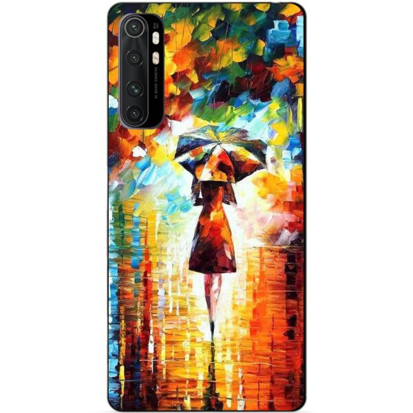 

Силиконовый бампер чехол Candy для Xiaomi Mi Note 10 Lite с рисунком Прогулка
