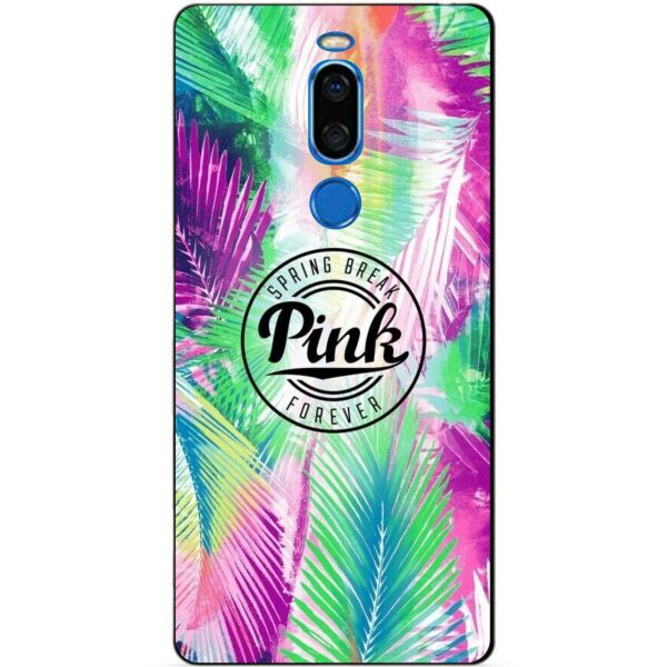 

Чехол силиконовый Candy для Meizu X8 с рисунком Pink перья