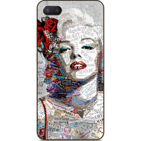 

Силиконовый бампер Candy для Iphone 8 plus с рисунком Монро