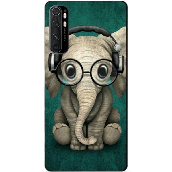 

Силиконовый бампер чехол Candy для Xiaomi Mi Note 10 Lite с рисунком Слоник