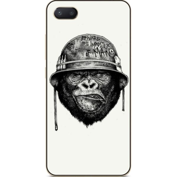 

Силиконовый бампер Candy для Iphone 8 plus с рисунком Обезьяна в каске