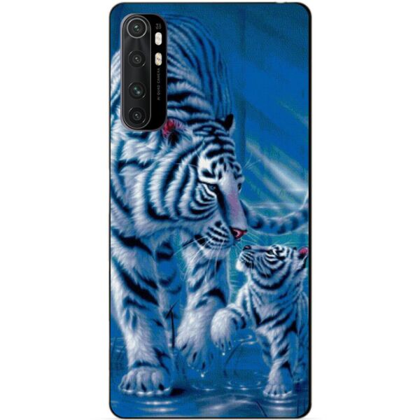 

Силиконовый бампер чехол Candy для Xiaomi Mi Note 10 Lite с рисунком Тигры