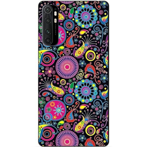 

Силиконовый бампер чехол Candy для Xiaomi Mi Note 10 Lite с рисунком Узоры