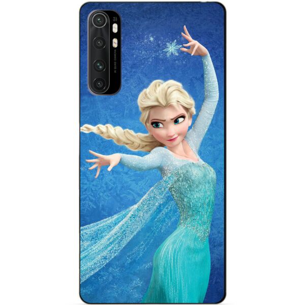 

Силиконовый бампер чехол Candy для Xiaomi Mi Note 10 Lite с рисунком Эльза