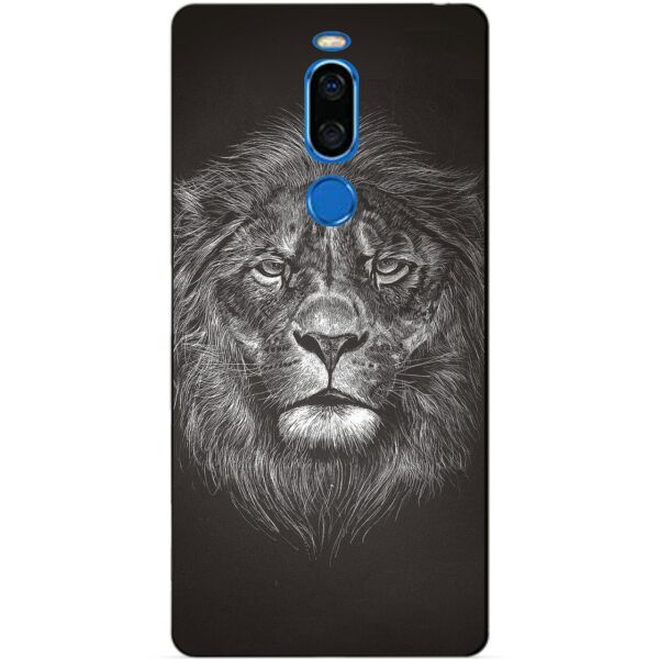 

Чехол силиконовый Candy для Meizu X8 с рисунком Лев мелом