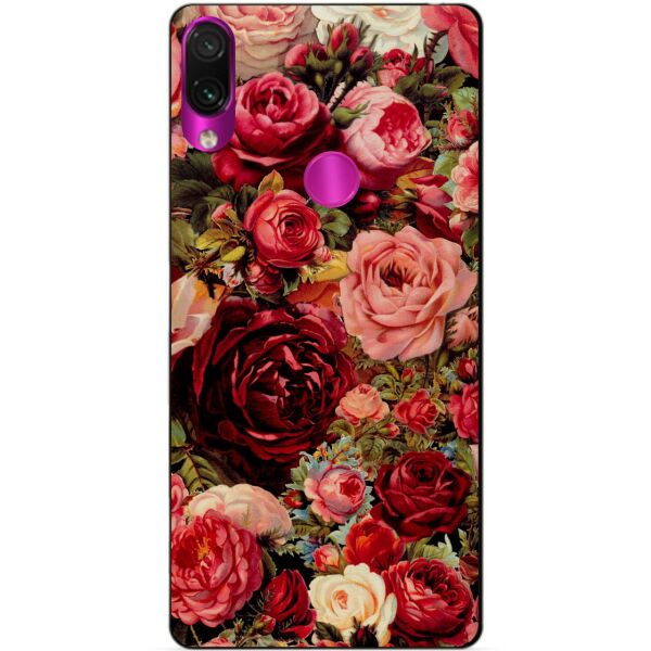 

Силиконовый чехол Candy для Xiaomi Redmi Note 7 Красные розы