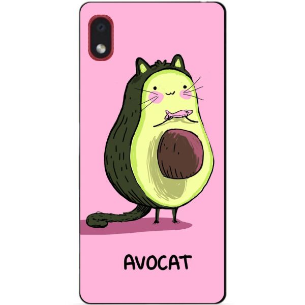 

Силиконовый бампер чехол Candy для Samsung A01 Core с рисунком AvoCat