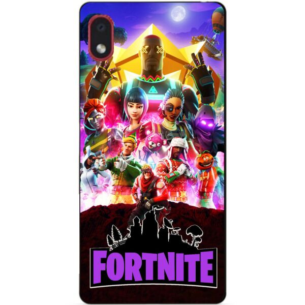 

Силиконовый бампер чехол Candy для Samsung A01 Core с рисунком Fortnite