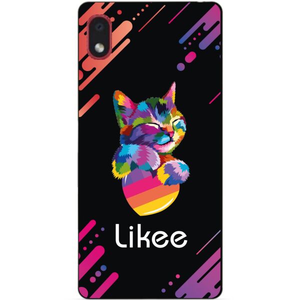 

Силиконовый бампер чехол Candy для Samsung A01 Core с рисунком Likee