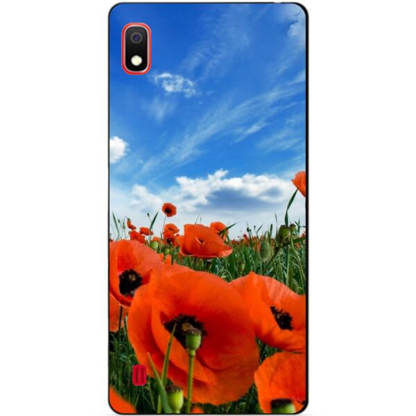 

Чехол силиконовый Candy для Samsung A10 2019 Galaxy A105f с рисунком Поле маков