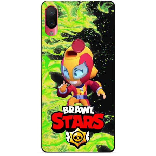 

Силиконовый бампер чехол Candy для Xiaomi Mi Play с Героем Brawl Stars Макс