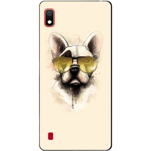 

Чехол силиконовый Candy для Samsung A10 2019 Galaxy A105f с рисунком Собака в очках