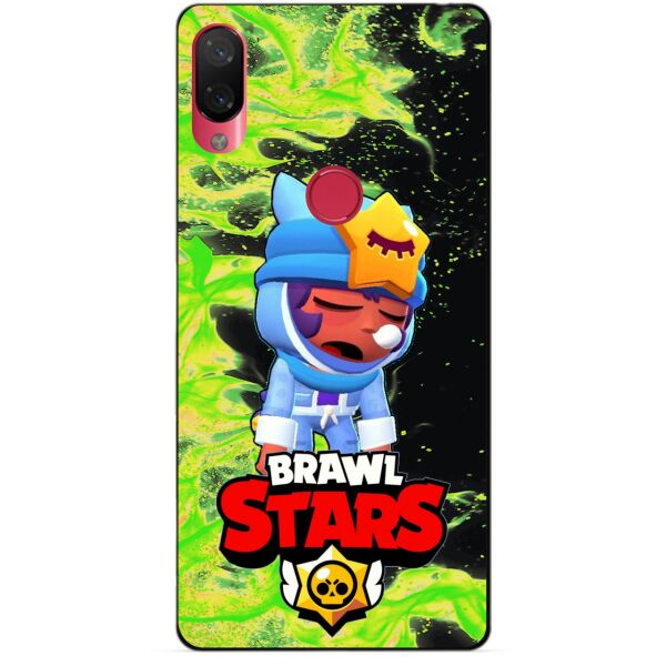 

Силиконовый бампер чехол Candy для Xiaomi Mi Play с Героем Brawl Stars Сонный Сэнди