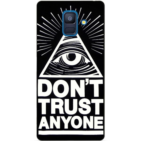 

Силиконовый бампер Candy для Samsung A6 2018 с рисунком Trust