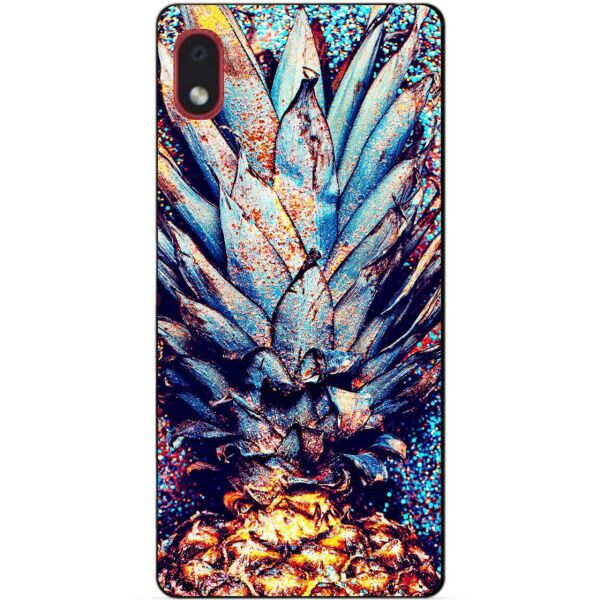 

Силиконовый бампер чехол Candy для Samsung A01 Core с рисунком Ананас