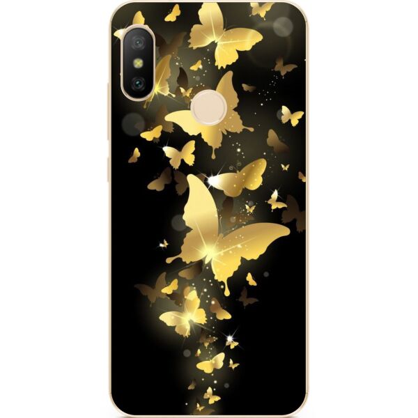 

Силиконовый чехол Candy для Xiaomi Mi 8 с рисунком Золотые бабочки