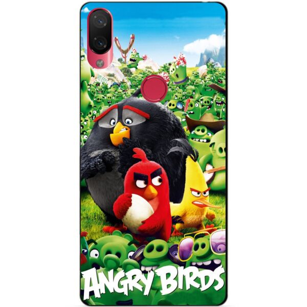 

Силиконовый бампер чехол Candy для Xiaomi Mi Play с рисунком Angry Birds Свиньи