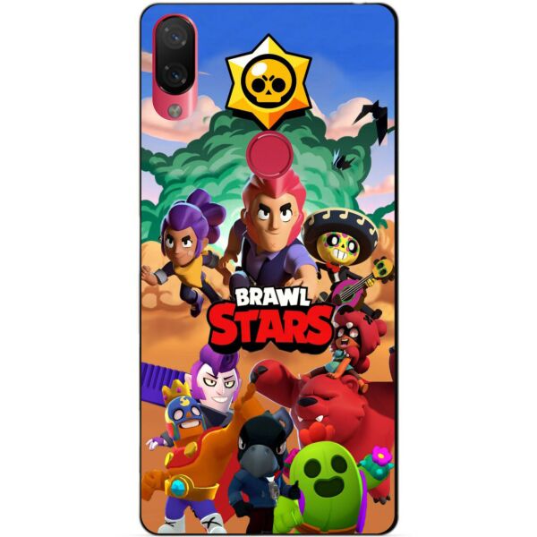 

Силиконовый бампер чехол Candy для Xiaomi Mi Play с рисунком Brawl Stars