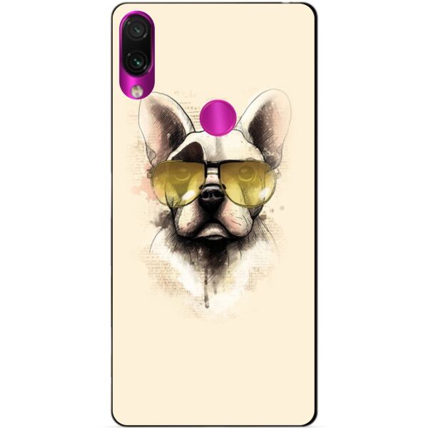 

Силиконовый чехол Candy для Xiaomi Redmi Note 7 с рисунком Собака в очках