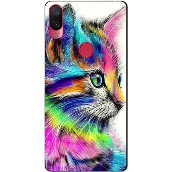 

Силиконовый бампер чехол Candy для Xiaomi Mi Play с рисунком Акварельный Котик
