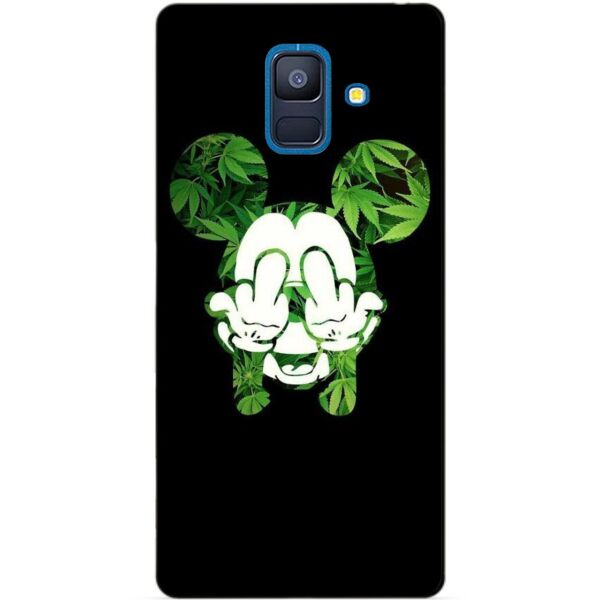 

Силиконовый бампер Candy для Samsung A6 2018 с рисунком Микки