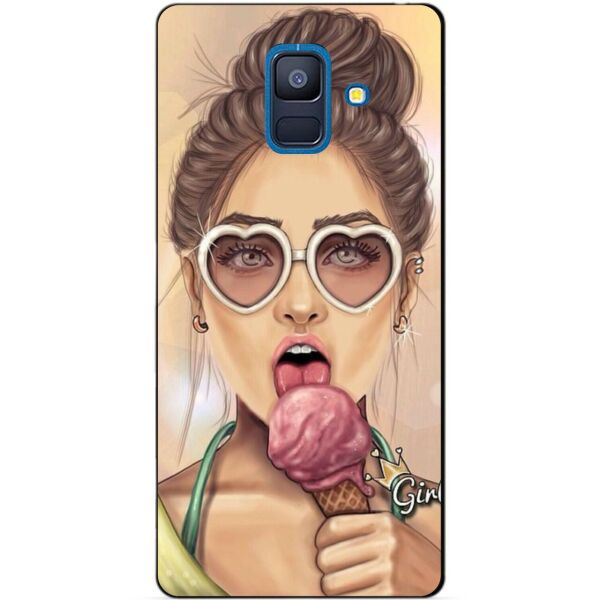 

Силиконовый бампер Candy для Samsung A6 2018 с рисунком Мороженое