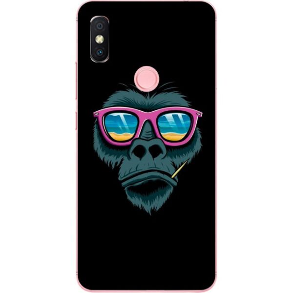 

Силиконовый чехол Candy для Xiaomi Mi 8 с рисунком Обезьяна в очках
