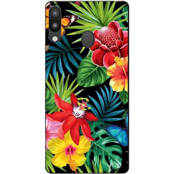 

Чехол силиконовый Candy для Samsung A10s 2019 Galaxy A107f с рисунком Райские цветы