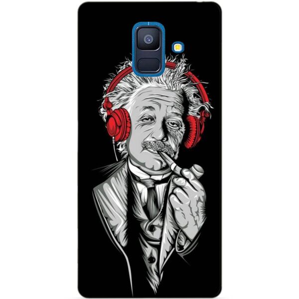 

Силиконовый бампер Candy для Samsung A6 2018 с рисунком Эйнштейн