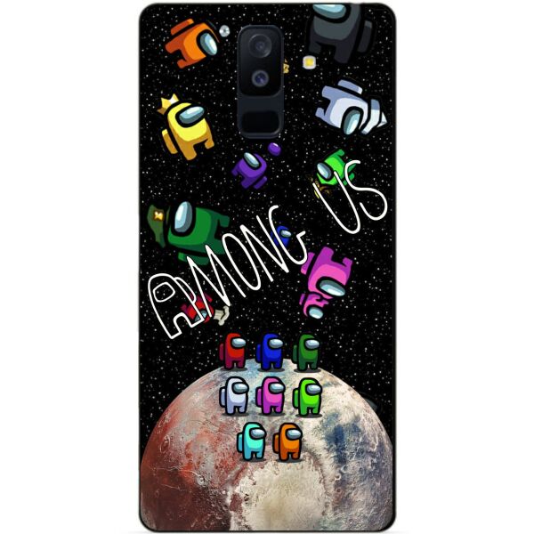 

Силиконовый бампер Candy для Samsung A6 Plus с рисунком Амонг Ас