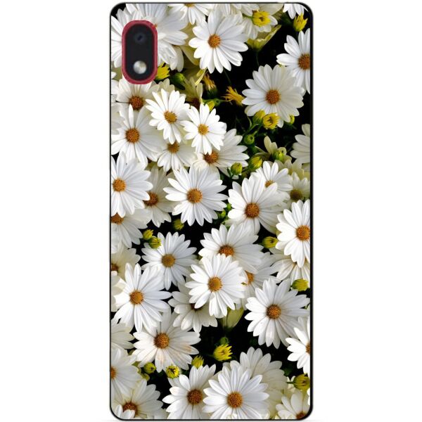 

Силиконовый бампер чехол Candy для Samsung A01 Core с рисунком Ромашки