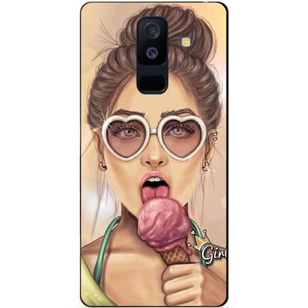 

Силиконовый бампер Candy для Samsung A6 Plus с рисунком Мороженое