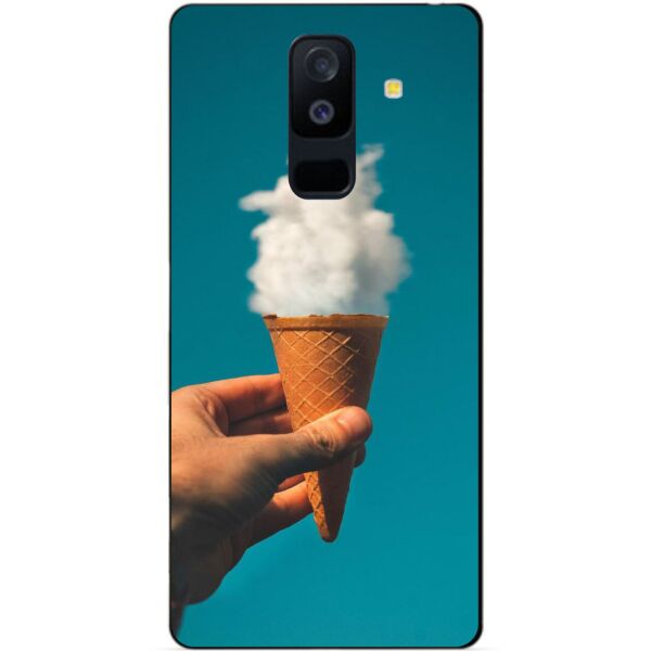 

Силиконовый бампер Candy для Samsung A6 Plus с рисунком Облако в рожке