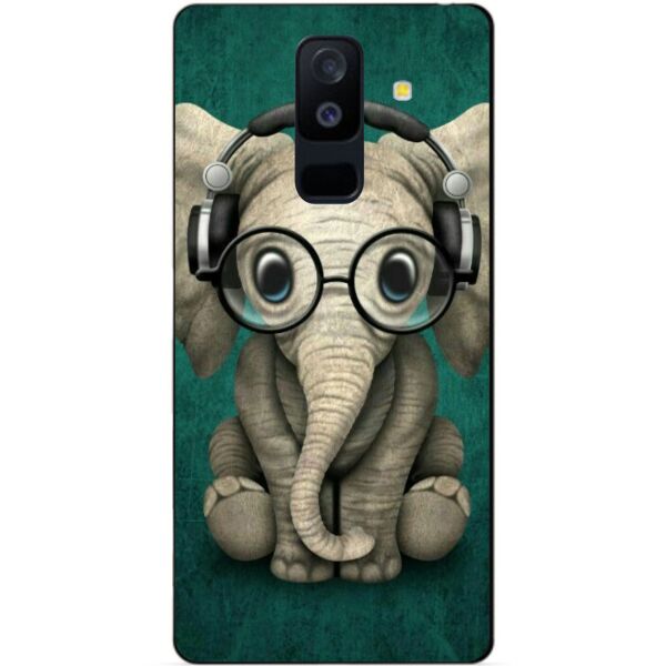 

Силиконовый бампер Candy для Samsung A6 Plus с рисунком Слоник