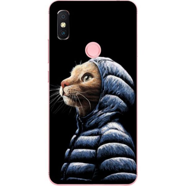 

Силиконовый чехол Candy для Xiaomi Mi A2 Lite с рисунком Кот в куртке