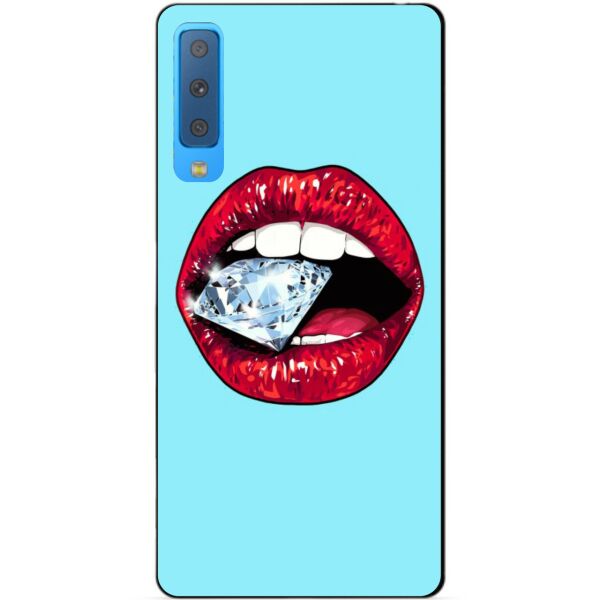 

Силиконовый бампер Candy для Samsung A7 2018 Galaxy A750 с принтом Алмаз