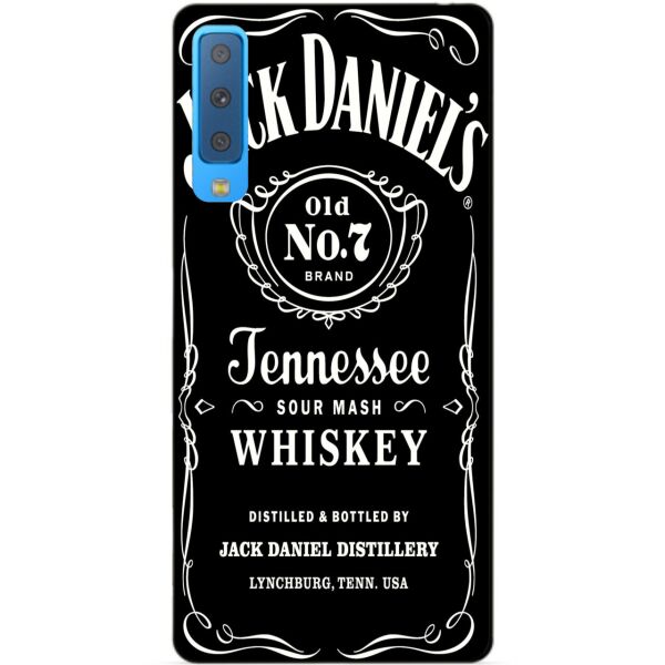 

Силиконовый бампер Candy для Samsung A7 2018 Galaxy A750 с рисунком Jack Daniels