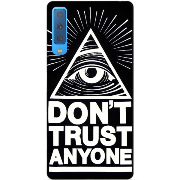 

Силиконовый бампер Candy для Samsung A7 2018 Galaxy A750 с рисунком Trust