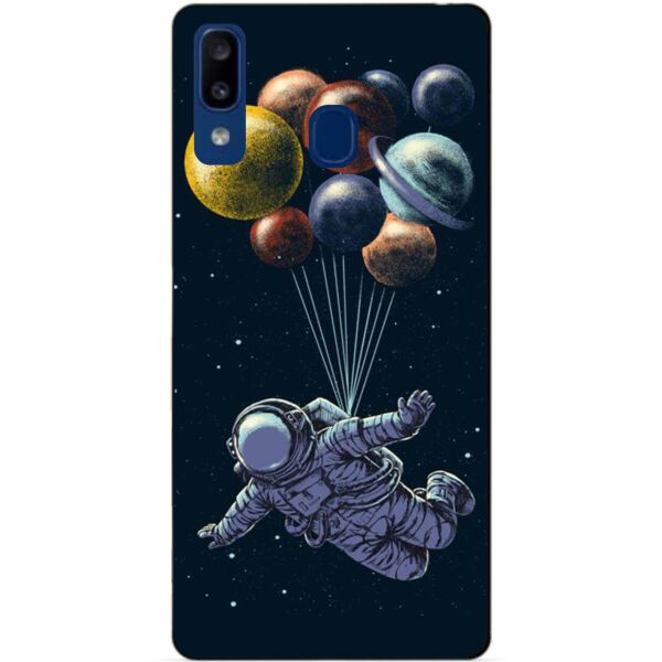 

Чехол силиконовый Candy для Samsung A20 2019 Galaxy A205f с рисунком Планеты