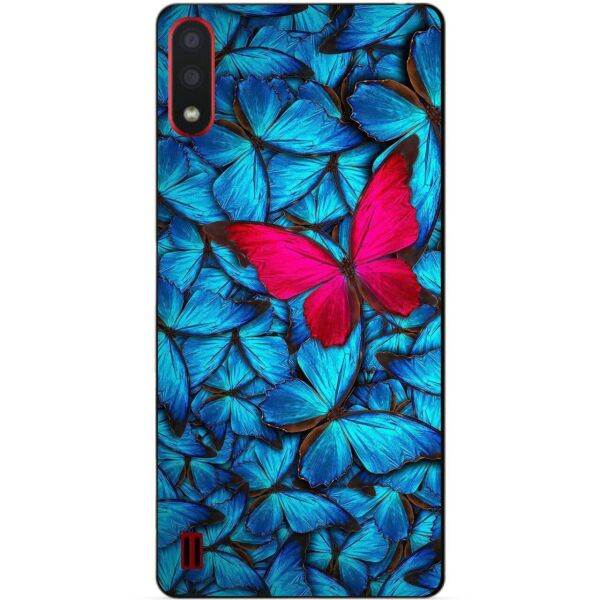 

Силиконовый бампер чехол Candy для Samsung A01 Galaxy A015f с рисунком Бабочки